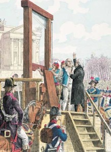 A day on the guillotine.
